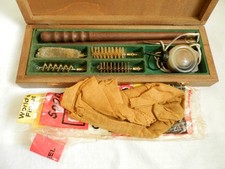 Shotgun cleaning set looks like little use.