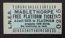 LNER Railway PLATFORM Ticket