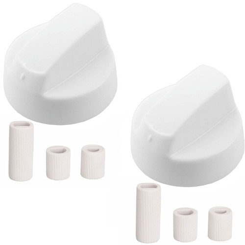 White oven hob knob - oven,