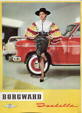 Borgward Isabella range for 1960 French market reproduction brochure