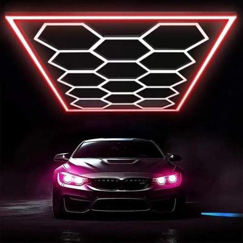 14red hexagon led lighting - led, car
