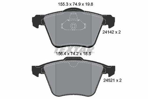 Textar 2414201 front - textar,