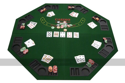 Octagonal poker table top - poker,