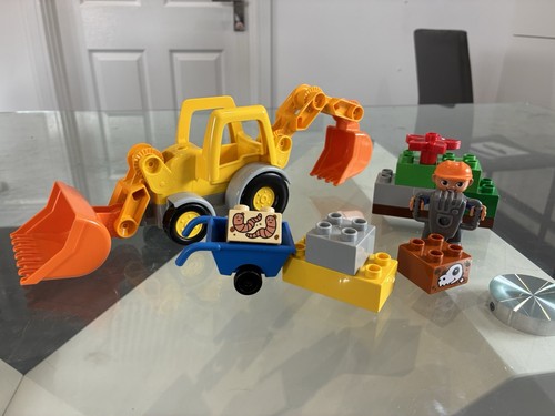 Lego duplo backhoe - duplo, loader