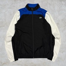 Lacoste Sport Track Jacket Men’s Small 3 Tennis Colourblock Djokovic Windbreaker