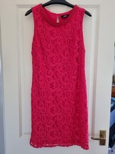 Wallis Ladies Red Lace Dress
