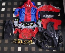 BOYS age 9-10 BUNDLE 11 ITEMS EA7 SPIDERMAN ARSENAL XBOX JUMPERS SLIPPERS
