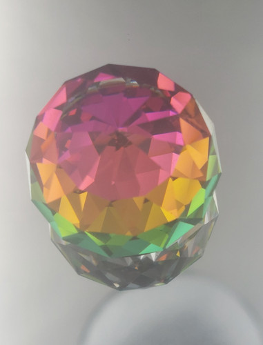 Swarovski paperweight round - paperweight,