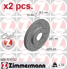 X2 PCS FRONT BRAKE DISC ROTOS
