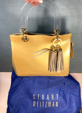 Stuart Weitzman  x Russell Bromley Yellow Tassle Medium Size Handbag