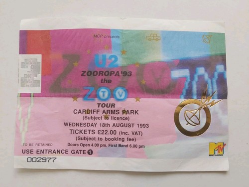 Zooropa the zootv tour - u2, 93