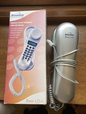 Binatone Slimline Corded Wall mounted Telephone SILVER