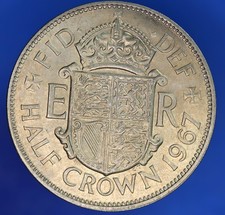 1967 elizabeth half crown - 1967,