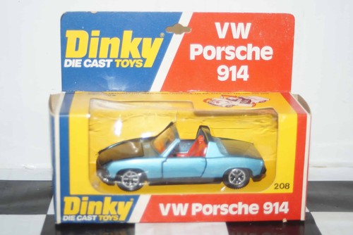 Dinky toys porsche 914 blue - dinky,