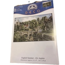 DMC Counted Cross Stitch @BK113 English Summer kit New 12x8” moderate