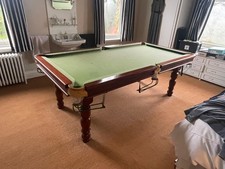 3/4 size slate bed snooker