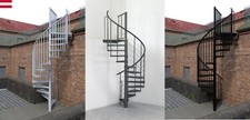 Outdoor spiral staircase kit - spiral,