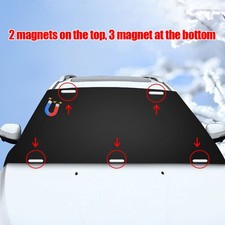 1x Magnet Winter Sunshade Half