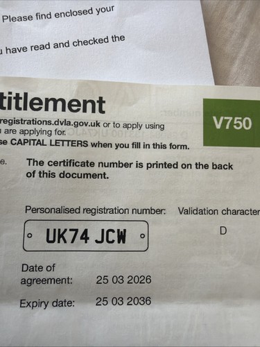 Private registration number - private,