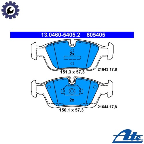 Brake pad set disc - brake,