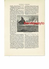 Trawl Net On Fishing Vessel, Small Book Illustration (Print), 1903