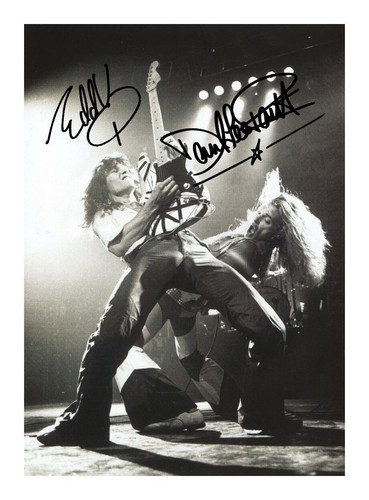Van halen autographed signed - halen,