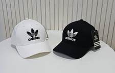 Adidas Unisex Embroidered Baseball Cap Sports Adjustable Hat Trefoil /Mountain