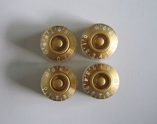 4x Gold LP Guitar Knobs