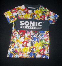 COOL CUTE BOYS SONIC THE HEDGEHOG T-SHIRT AGE 10 YEARS