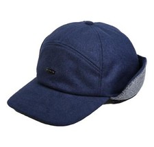 Paul Shark Hat With Ear Flaps Men I20P7110 Color Blue