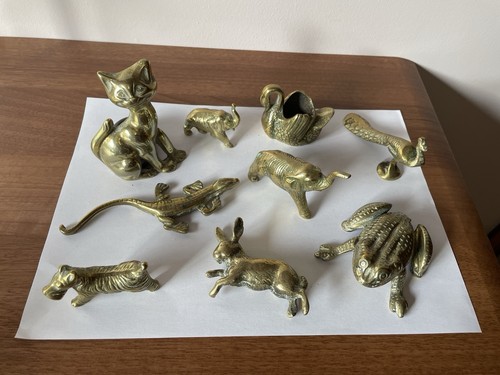 Vintage brass animal - vintage,