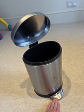 Simple Human 4.5L Polished Stainless Steel Pedal Bin RRP c.£30