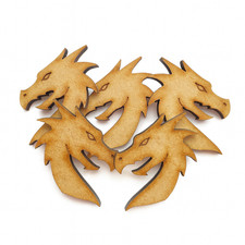 Dragon Head MDF Craft Shapes