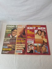 Vintage Knitting Patterns Magazines Job Lot Mon Tricot 
