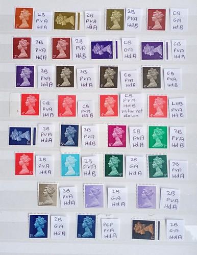 Machins pre decimal 1967 - gb,