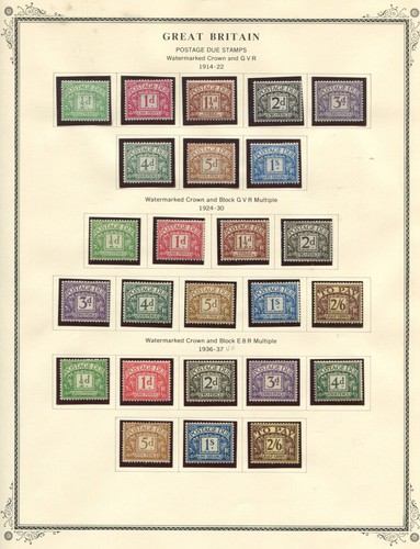 Collection postage dues - collection,