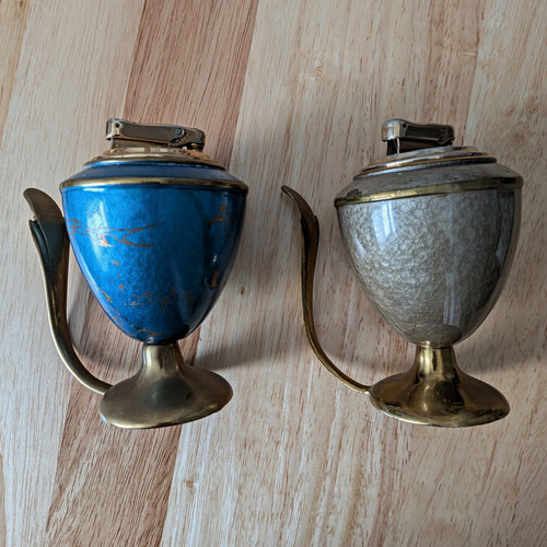 Pair vintage metal - pair,