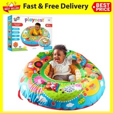Playnest, Farm - Baby Sit Me up with Inflatable Ring, Head & Neck Support, 8 Sen
