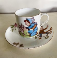 Wedgwood  Playmate Series  cup & saucer. C1880. Please see notes.