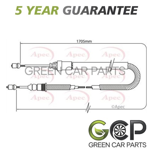 Hand brake cable rear - cable, gcp