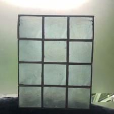 vintage Pale Blue Lavender Capiz Shell Lampshade