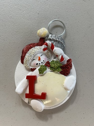 Kurt adler monogram snowman - kurt, 3