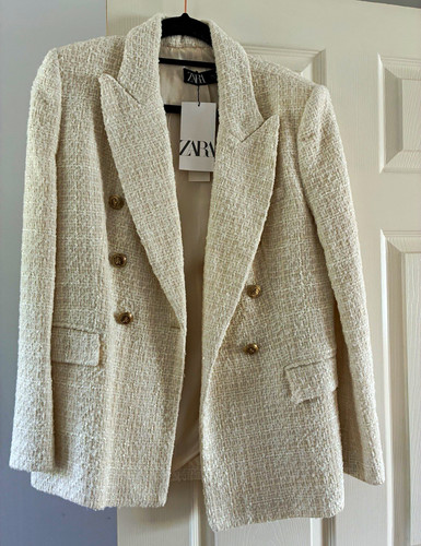 Zara ivory tweed - zara,