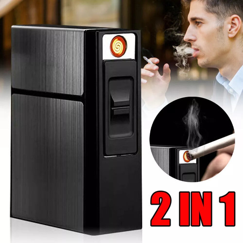 Cigarette holder case with - case,