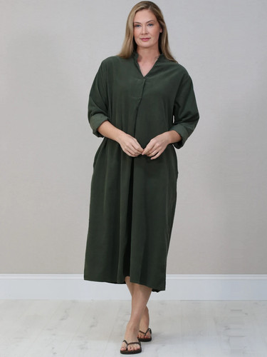 Made italy corduroy dress - corduroy,