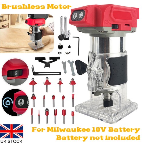 Brushless trimmer router - trimmer, for