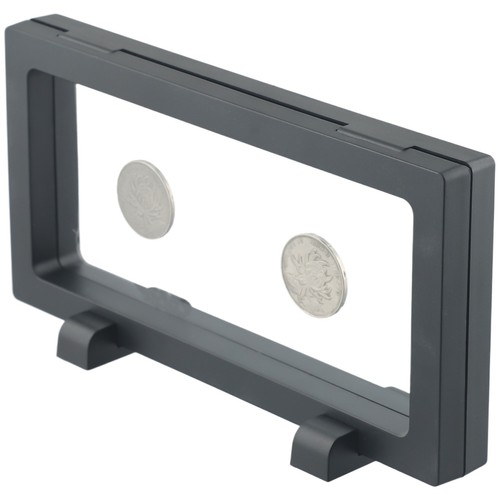Floating coin display - display, frame