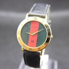 Gucci 3000M Watch Men's Quartz 33mm Round Vintage Swiss Made