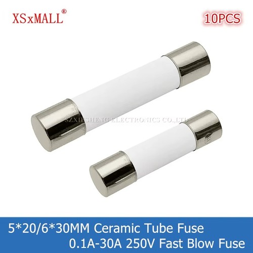 10pcs ceramic tube fuse - fuse, fast