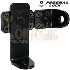 Federal High Security Swing Hasp And Staple  For Garages Gates Sheds